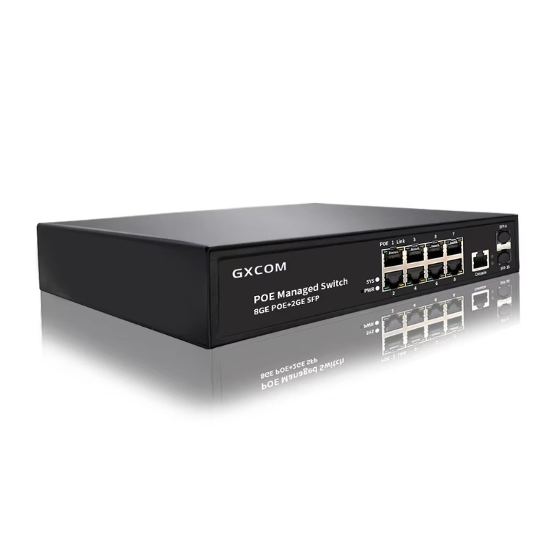 Заводской 8-портовый гигабитны – обзор и цена Managed Gigabit Poe Switch 8 Port 802.3At